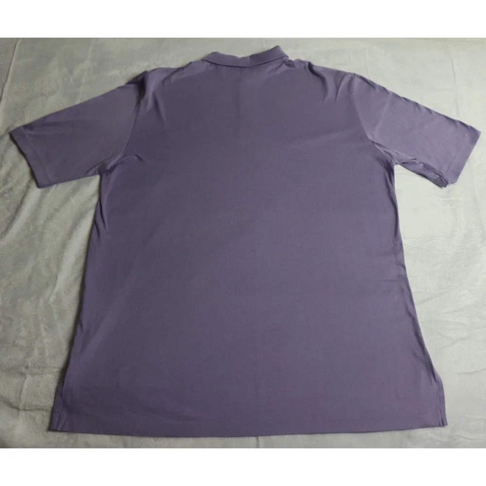 Polo Golf Ralph Lauren Men's Medium Purple Short Sleeve Performance Polo Shirt